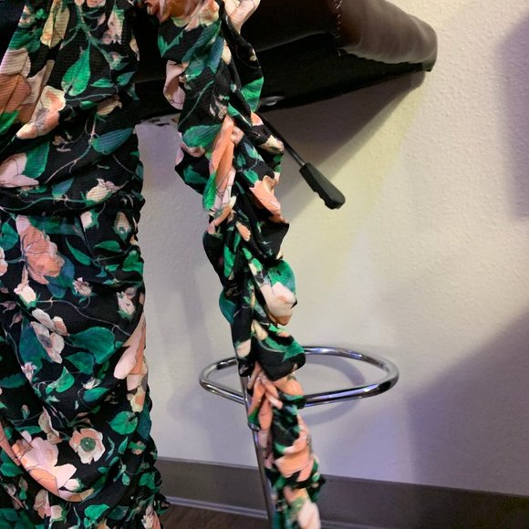 Rachel Zoe Louanne Off-The-Shoulder Ruched Dress - Picture 7 of 8